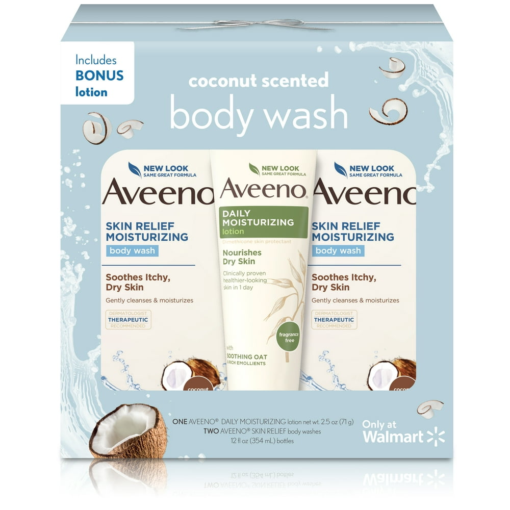 Aveeno Skin Relief Moisturizing Body Wash Gift Set with