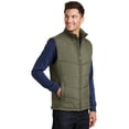 thumbnail image 4 of Port Authority J709 Mens Puffy Vest, Olive & Cayenne - 3XL, 4 of 5