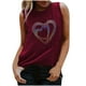 thumbnail image 1 of Camiseta sin mangas suelta con cuello redondo y lentejuelas reflectantes coloridas para mujer Pompotops  lopia990507, 1 of 6