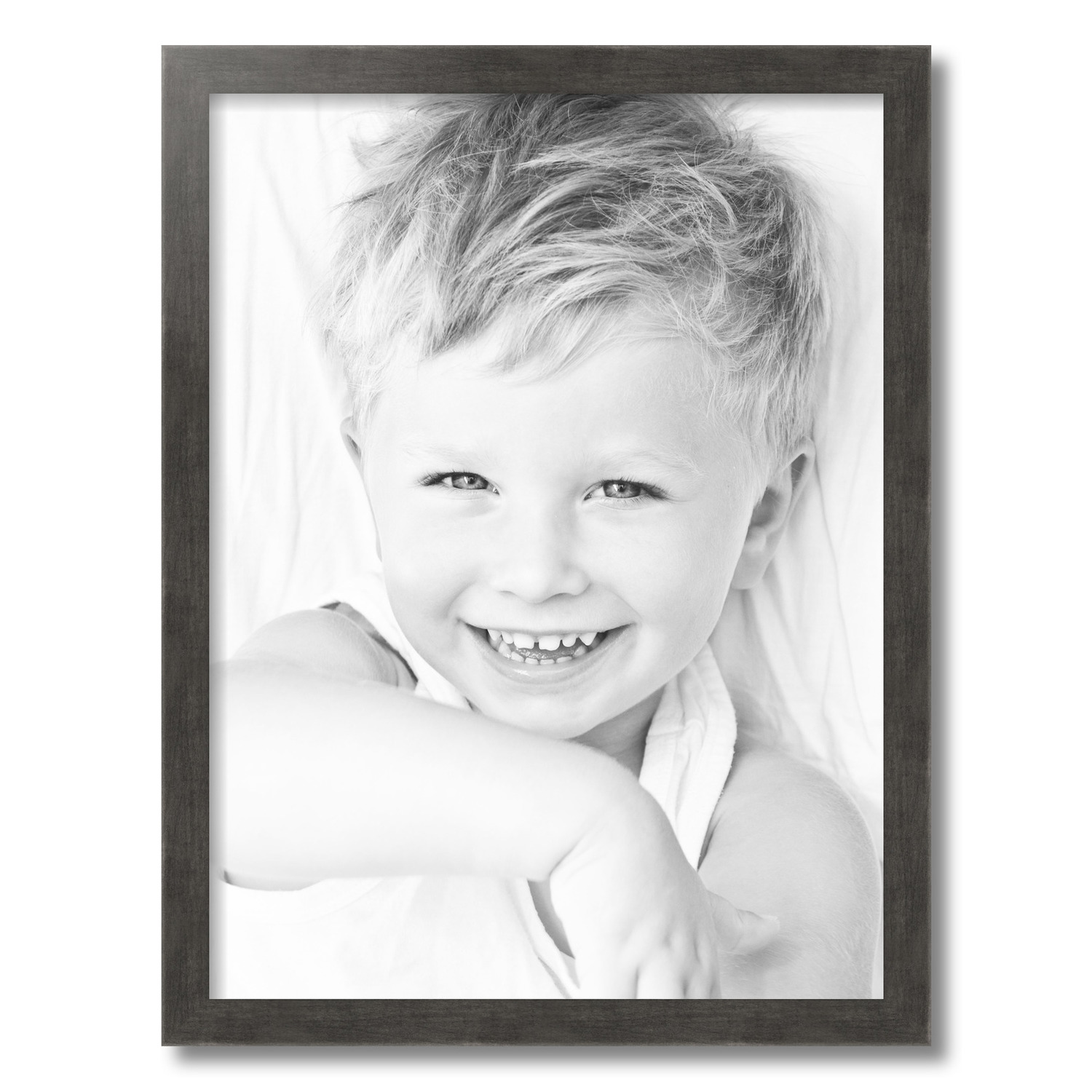 ArtToFrames 18x24 Inch Slate Gray Picture Frame, This Gray MDF Poster Frame is Great for Your Art or Photos, Comes with 060 Plexi Glass (4669)