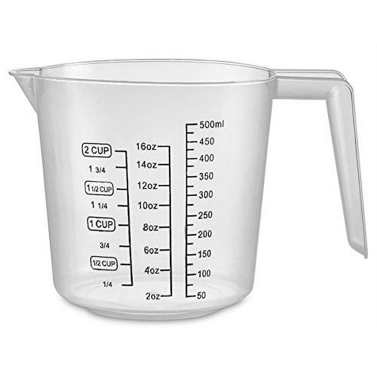 Adjust-a-Cup Push Up Out Liquid Dry Measuring Cup 2 cups/16 oz/500 ml/1 Pint