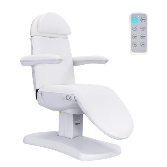 Massimo Electric Spa Treatment Table 4 Motors Massage Bed, Spa Resort Salon Tattoo Equipment, White