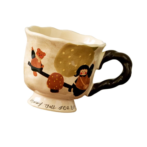 Tazas de Cerámica Tazas de Té Tazas de Agua Reutilizables Regalos de Cumpleaños Tazas de Desayuno Tazas de Café de para Bar Fiesta en
