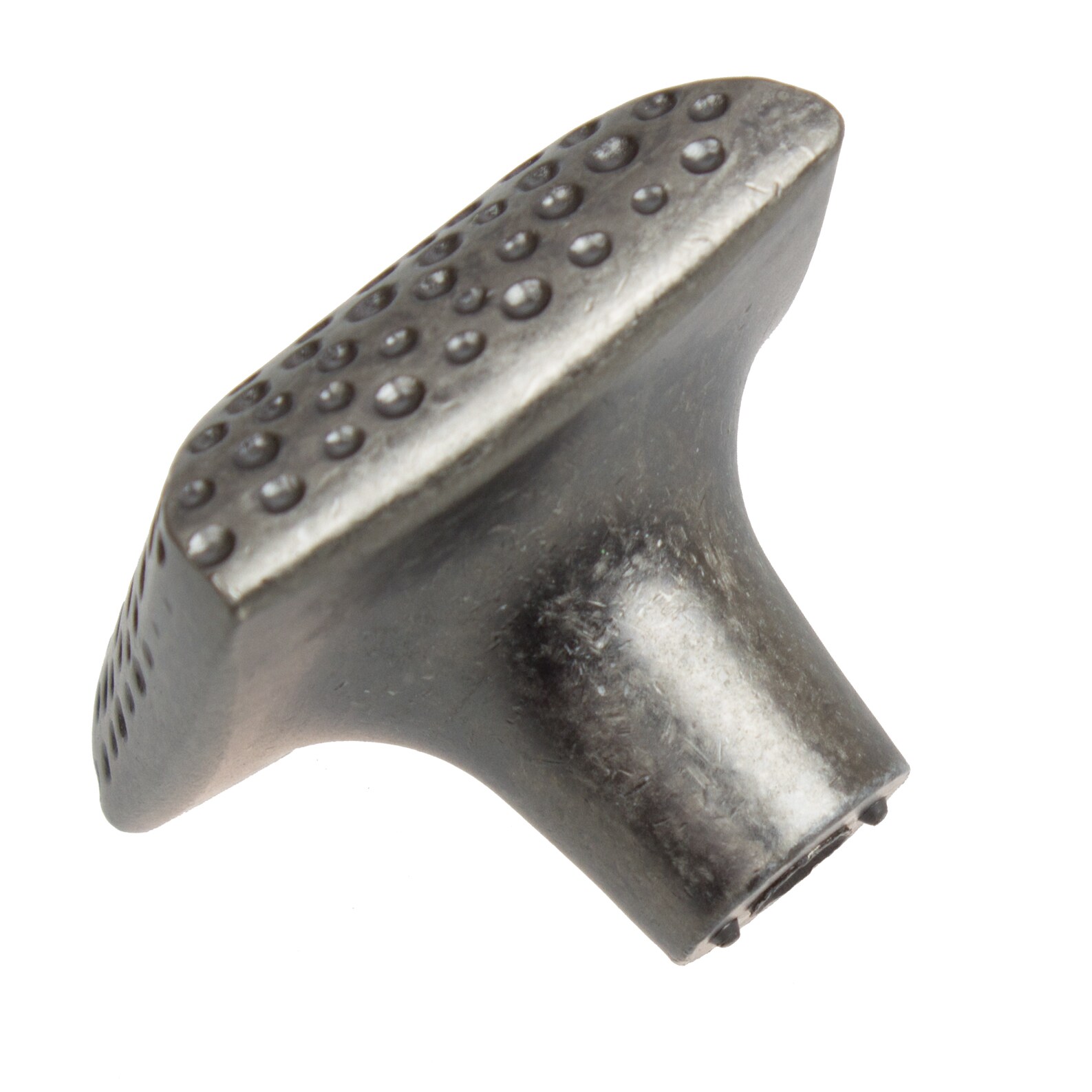 GlideRite 1-1/4 in. Dotted Hammered Transitional Square Cabinet Knobs, Aged Pewter, Pack of 25 - image 3 of 5