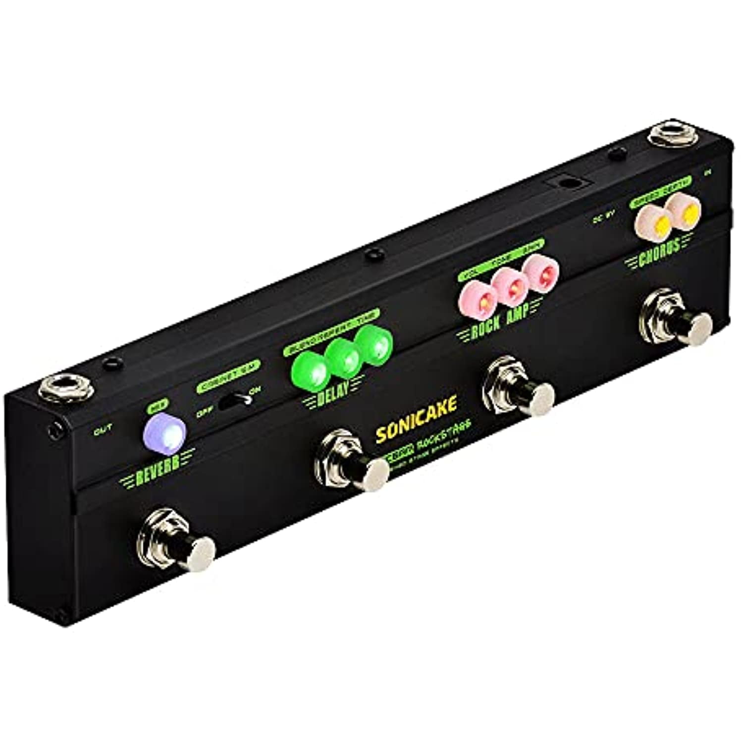 Sonicake Multi Guitar Effect Strip Pedal Sonicbar Rockstage Combining 4