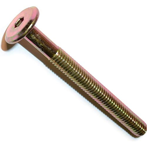 6mm-1.00 x 60mm Zinc Plated Steel Coarse Thread Joint Connector Bolts