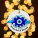 thumbnail image 4 of Adorno de la amistad en forma de corazón de vidrio marino, adorno colgante de acrílico para árbol de Navidad o el hogar, símbolo de amor y optimismo, recuerdo artesanal., 4 of 4