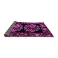 thumbnail image 2 of Ahgly Company Indoor Round Medallion Purple French Area Rugs, 5' Round, 2 of 4