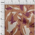 thumbnail image 2 of oneOone Velvet Brown Fabric Abstracts Craft Projects Decor Fabric Printed By The Yard 58 Inch Wide, 2 of 7