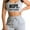 Gray, variant on UneDouce 2 Piece Women's Outfits Shorts Suit Tracksuit, Summer Clothing Outfit Set