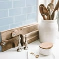 thumbnail image 4 of Smart Tiles Peel and Stick Backsplash, 5 Adhesive Tiles, Metro Blue, 11.55"x8.38", 4 of 4