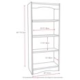 thumbnail image 3 of Drevy Hawthorn Tall Bookcase, 60", Midnight Black, 3 of 4