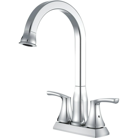 Cardania Two Handle Bar Faucet in polished chrome