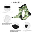 thumbnail image 4 of Disketp Green Tropical Unisex Mid-Calf Socks Lightweight Breathable Ventilation Ankle Socks, 4 of 7