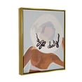 thumbnail image 4 of Stupell Industries Off Duty Relaxing Summer Vacation Beach Woman Graphic Art Metallic Gold Floating Framed Canvas Print Wall Art, Design by Amelia Noyes, 4 of 5