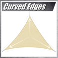 thumbnail image 5 of Voile d'Ombrage Triangle Beige - Voile Bloc UV à Usage Commercial, 5 of 5