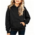thumbnail image 6 of breaise Girls Casual Long Sleeve Hoodies Cute Oversized Fleece Sweatshirt Cozy Solid Color Sweatshirts, 6 of 9