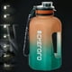 thumbnail image 1 of Garrafa deportiva de gran capacidad de 2200ML – Vaso grande de plástico esmerilado para el abdomen, impermeable, portátil con cordón, separador de té, caja de viaje para gimnasio al aire libre, 1 of 6