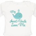 thumbnail image 4 of Inktastic My Aunt and Uncle Love Me Whale Boys or Girls Long Sleeve Baby Bodysuit, 4 of 5