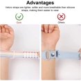 thumbnail image 4 of Nylon Airtag Watch Strap for Kids - Anti-Lost - Magic Bear Pattern for Positioning Airtag Tracking Bracelet (Rainbow White), 4 of 6