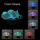 thumbnail image 2 of Luz nocturna LED con ilusión óptica 3D para bebés y niños, lámpara de perro 3D con 7 colores cambiantes, lámpara de noche táctil, decoración de dormitorio, lámpara de perro con cable USB, 2 of 5