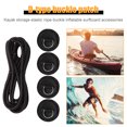 thumbnail image 2 of Almohadilla para anillo en D Almohadilla de anillo en D de acero inoxidable parche de PVC de 2 5 m cuerda elástica elástica Kit de hebilla fija para tabla de surf tabla de Paddle FLhrweasw Nuevo, 2 of 9