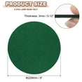 thumbnail image 2 of Fieltro de Base de Lámpara de 9 Pulgadas de Diámetro Uxcell Paquete de 6 Grosor de 0.12 Pulgadas Redondo Suave Adhesivo Verde Oscuro, 2 of 7