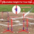 thumbnail image 4 of Imountek 3 in 1 Baseball Toy Set for Toddlers & Kids Ages 3-5, Tee Ball Stand Hanging Tee Automatic Ball Launcher with Adjustable Height for Indoor Outdoor Sports, 4 of 12