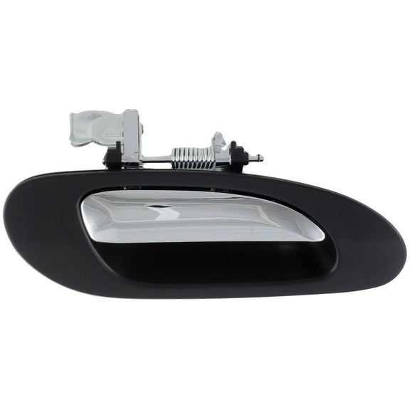 Dorman 81936 Rear Passenger Side Exterior Door Handle for Specific Acura Models, Chrome Lever and Black Housing