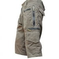 thumbnail image 5 of Pantalones cortos de trabajo de algodón puro para hombre, holgados, de pierna recta, de verano, de gran tamaño, a la moda, casuales, de largo medio, con múltiples bolsillos, 5 of 5
