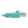 thumbnail image 2 of Eaton Tripp Lite Series Cat6a 10G Snagless Shielded STP Ethernet Cable (RJ45 M/M), PoE, Aqua, 10 ft. (3.05 m) - Patch cable - RJ-45 (M) to RJ-45 (M) - 10 ft - STP - CAT 6a - snagless, stranded - aqua, 2 of 4