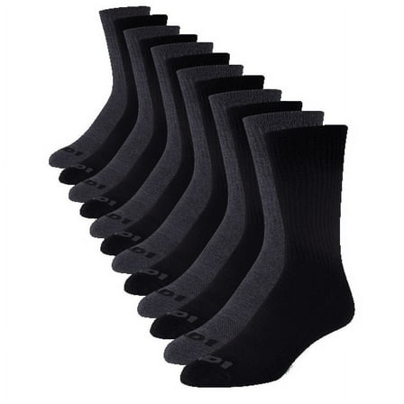 AND1 Men's Socks, Cushion Crew Socks, 12 Pack