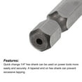 thumbnail image 4 of Uxcell M3 x 0.5 Uncoated High Speed Steel 4341 Combination Drill Tap Bit 2 Pack, 4 of 6