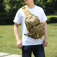 thumbnail image 4 of Men's Backpack Tactical Assault Pack Crossbody Sling Bag Waterproof Rucksack Bag Outdoor Hiking Camping Pack Man Shoulder Bags, 4 of 5