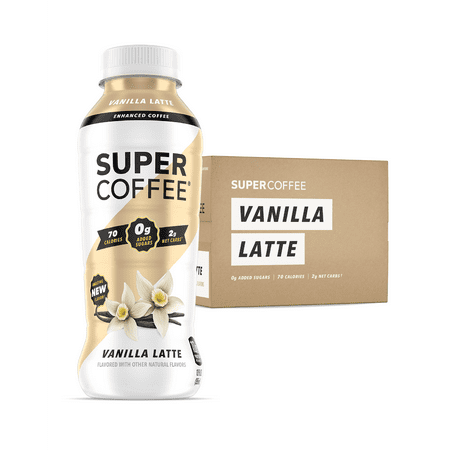 Kitu Super Coffee, Vanilla Protein Coffee, 12 Pack, 12 fl oz