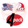 thumbnail image 3 of Azar Displays 250035 Clear Single Pocket Wall File with double-sided adhesive tape, 4 pack, 3 of 5