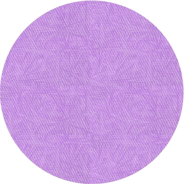 Ahgly Company Machine Washable Indoor Square Transitional Violet Purple Area Rugs, 3' Square