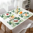 thumbnail image 6 of Tropical Palm Leaves Placemats Set of 6,Summer Green Plant Leaf Dining Table Mats,Non-Slip Washable Place Mats Farmhouse Kitchen Table Placemats for Indoor Outdoor Party Wedding Decoration,12x18 inch, 6 of 6