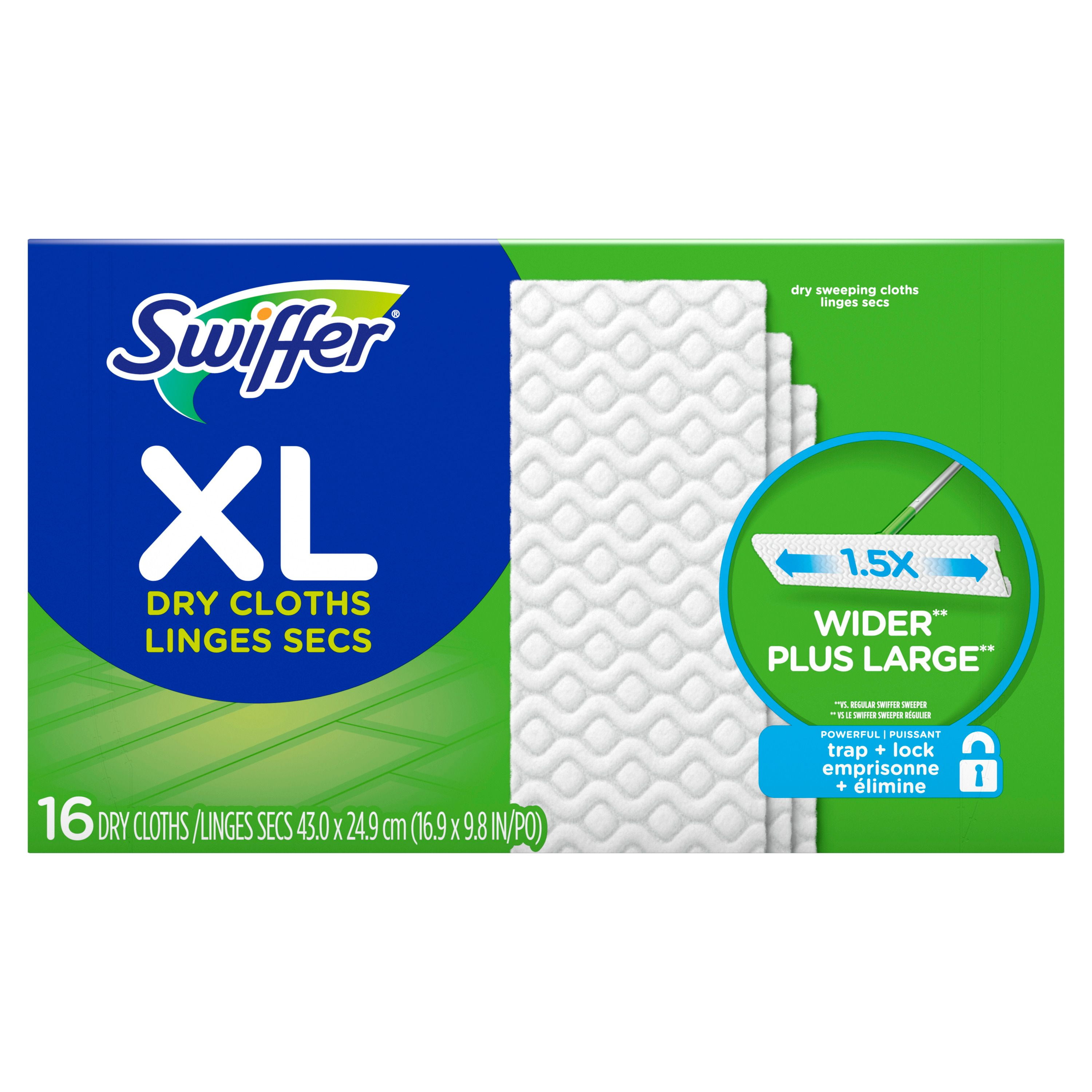 Swiffer Sweeper XL Dry Sweeping Cloths, 16CT