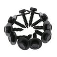 thumbnail image 1 of ✪ 10 Pcs 4.8x19mm Self-Tapping Screws Captive Loose Washer 8mm Hex Head Black, 1 of 7