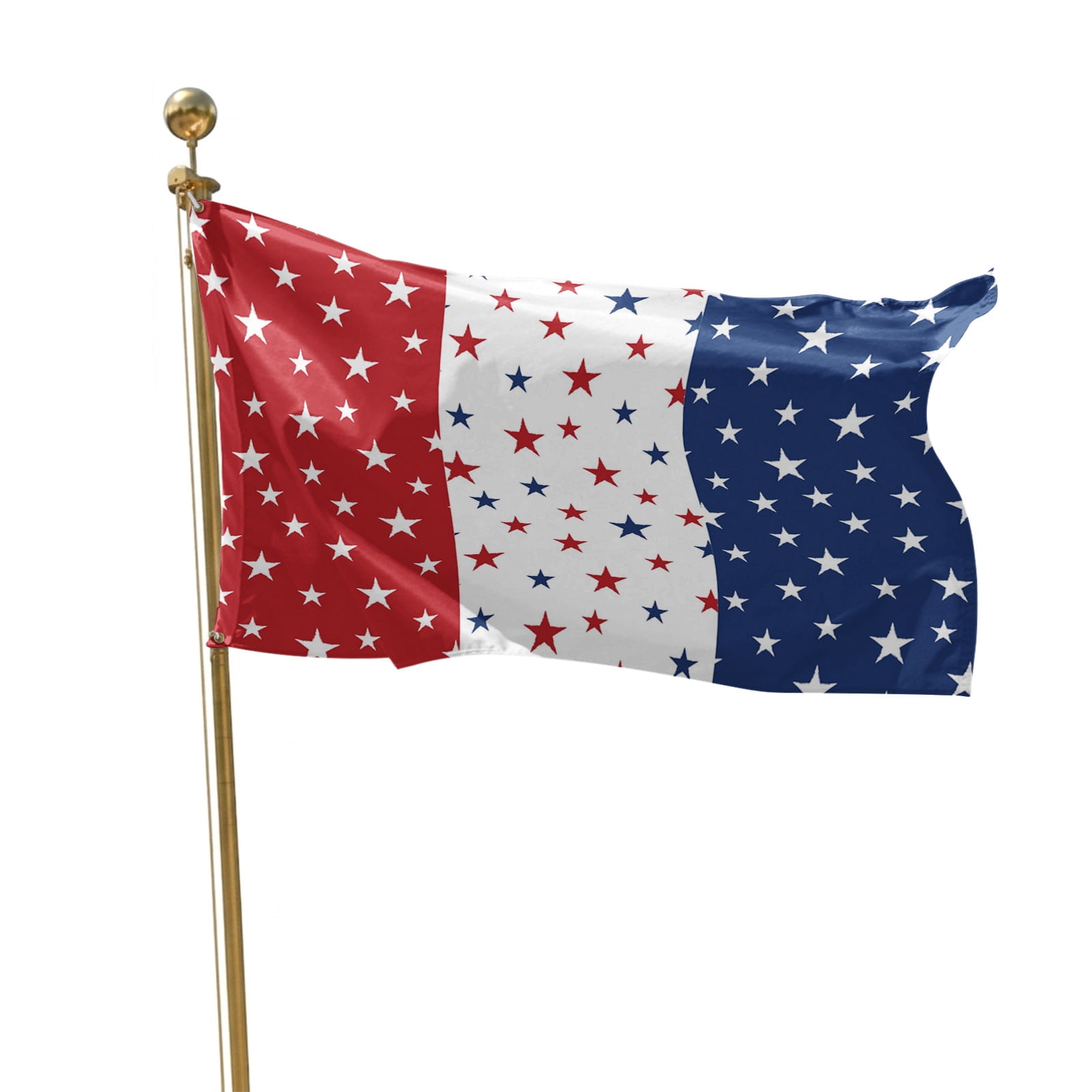 4th of July Flags for Outside 3x5 ft Patriotic Stars USA Flag Outdoor Flags Double Sided Grommets Red White and Blue Stripes Patio Yard Flag for Outdoor Party Porch Independence Day