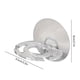 thumbnail image 3 of Organizador de Pared Autoadhesivo Sin Perforaciones, Transparente o Gris, para Cepillos de Dientes, Maquinillas de Afeitar y Pasta de Dientes, 10 X 10 Cm, Almacenamiento para Baño Sin Taladros., 3 of 6