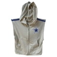 thumbnail image 2 of Girls Toddler Wes & Willy Silver/Navy Dallas Cowboys Sleeveless Full-Zip Hoodie & Three Tier Skirt Set, 2 of 3