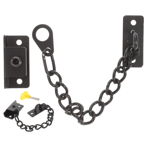 Stainless Steel Chain Door Lock Hotel Window Safety Indoor Security for Bedroom 3 PCS