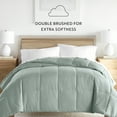 thumbnail image 6 of Noble Linens Eucalyptus All Season Lightweight Down-Alternative Solid Comforter, Twin/Twin XL, 6 of 10