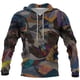 thumbnail image 3 of Men's Loose Printed Hooded Sweatshirt Men's Casual Fashion Sports Sweatshirt 4XL, 3 of 3