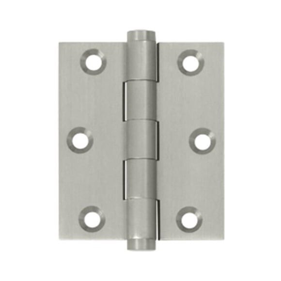 Deltana DSB3025U15 3 x 2.5 in. Screen Door Hinge- Satin Nickel - Solid