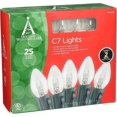thumbnail image 2 of Holiday Wonderland 525C-88 25-Count Clear C7 Holiday Light Set - Quantity of 6, 2 of 2