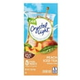 thumbnail image 2 of Crystal Light Sugar-Free Peach Iced Tea Low Calories Powdered Drink Mix 6 Count Pitcher Packets ( Pack of 2 ), 2 of 5