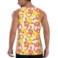 thumbnail image 3 of Easygdp Snake Men's Tank Top, Sleeveless Muscle T Shirts, Breathable, Quick-Dry, Loose for Gym, Running, Fitness - XX-Large, 3 of 9